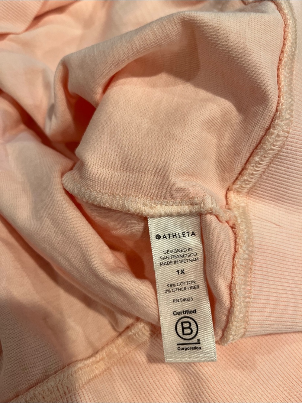 Athleta Sundown Hoodie 1X Delicate Pink Soft Lounge - Picture 9 of 11